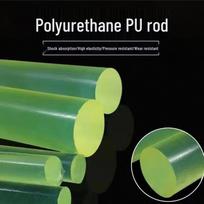 Poliuretano Elastingas Smūgius Sugeriantis Strypas Dia 25mm x 500mm geltona