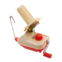 Yarn Baller Yarn Roller Winder for Knitting Hand Operated Yarn Balls Winder Swift Yarn String Balls Wools Winder Machine raudona