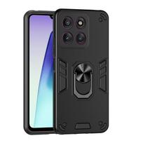 Karinis smūgiams atsparus dėklas Motorola Edge 60 Neo Pro Moto Edge 60 Fusion apsauginiam dangteliui su žiediniu laikikliu Fundas Coque Motorola Edge 60 juoda