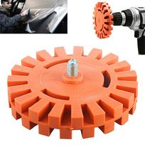 4inch Car Decal And Car Sticker Remover With Drill Adapter Rubber Eraser Wheel Remove Car Decals Vinyl & Stickers For Auto Body 20mm