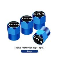 4pcs Car Tire Valve Caps Wheel Air Stem Cap Cover Accessories For KIA Ceed Sportage Rio K5 K2 Optima Cerato Venga Sedona