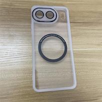 Magnetic Case For OnePlus Nord 4 Case Soft Silicone Transparent For MagSafe Cover For One Plus Nord4 5G Camera Protection Shell OnePlus Nord 4 5G balta