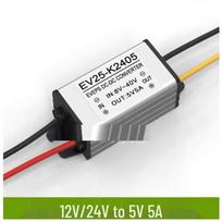 DC-DC 12V/24V to 5V Step-Down Converter Module