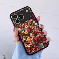 Flower Painting Case For Honor 600 Pro Cases 3D Impasto/Retro/Dark Boho Flower Print Protective PC + TPU Cover For Honor 600 Pro Honor 600 Pro