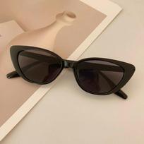 New Hot Girl Cat Eye Sunglasses: Retro High-End Shades for Slim Face, Fashion Street Ins Xiaohongshu Style juoda