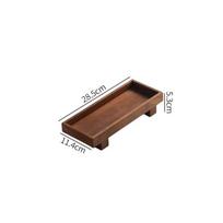 Wooden Gongfu Tea Tray Japanese Style Storage Tray Decorate Tray Serving Tray  Bathroom 28.5x11.4cm