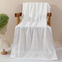 Pure Cotton Absorbent Bath Towel Set with Custom Embroidery for Adults 70*140 cm
