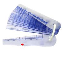 TOPLIA LW-SC 0,05 mm plastikinis tarpų matuoklis (10 vnt) blue