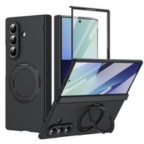 Full Coverage Tempered Glass Film Case for Samsung Galaxy Z Fold7 Fold6 Fold 7 6 5 5G Fold5 Fashion Ring Holder Accessories Galaxy Z Fold6 juoda