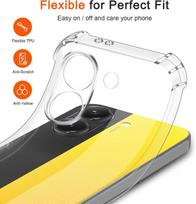 Skirta Xiaomi POCO X8 Pro X8Pro Max X8ProMax Trubo 5 Sustiprinti kampai Skaidrus minkštas TPU Apsauga nuo kameros Galiniai telefono dėklai Dangtelis For POCO X8Pro gryna