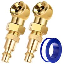 Universal Car Tire Valve Clip Solid Metal Quick Inflat Nozzle Tire Pump Nozzle For Truck Motorcycles geltona
