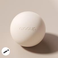 1 Matte Fitness Pilates Yoga Ball, 7.87 Inch Indoor Home Stability Trainer, Soft Workout Hip Thrust Ball, Balance Enhancing Exercise Ball smėlis