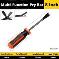 8/12 Inch Long Pry Bar Steel Multi-Function Tire Crowbar Heavy Duty Wear-resistant Car Strike Retainer