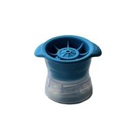1/2PCS Molde De Bola De Hielo De Gran Tamaño Fabricante De Cubitos Redondos, Molde De Hielo De Silicona, Bandeja De Hielo Para mėlyna