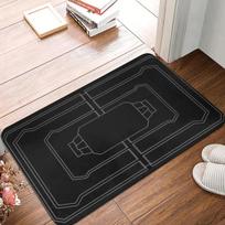 1pc Frost Trap Welcome Doormat Anti-skid Super Absorbent Bath Mats Home Entrance Rugs Kitchen Footpad Living Room Bedroom Carp 1p40x60x1cm