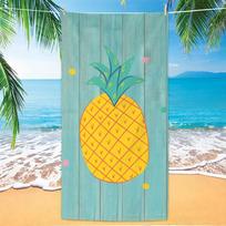 Cute Cartoon Shark Beach Towel Ocean Fish Print Quick Dry Towel for Kids Boys Summer 50x100cm
