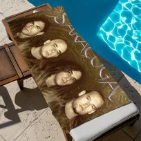 Towel Beach Bath Quick-Drying Albums Lightweight Portable Sauna Camping Band Swim Pool S-Saratoga Travel STJ40x70CM