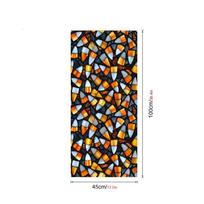 Halloween Theme Window Film PVC Stained Glass Films Door Window Stickers Home Bathroom Balcony Office Party Decor Privacy Film (as the picture,45x100cm)