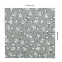 7Pcs 50*50cm square size Fabric Bundle Pure cotton material Patchwork Cloth  Dorm bedding making pilka