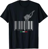 Italijos Kodeksas Italija Šakutė spagečiams Italia Makaronai Unisex Marškinėliai S įvairiaspalvis