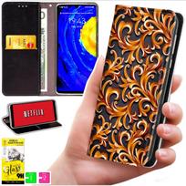 Etui Typu Portfel Do Xiaomi Redmi 15C 5G 173Mm / Poco C85 - Pokrowiec Bluemoon Nadruk + Szkło 9H