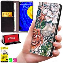 Etui Typu Portfel Do Xiaomi Redmi 15C 5G 173Mm / Poco C85 - Pokrowiec Bluemoon Nadruk + Szkło 9H