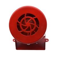 RED Air Raid Siren Horn Alarm 110dB Driven Air Raid Siren Horn Alarm Loud Air Horn for Car Boat Truck Speaker Retro Siren Horn 12V raudona
