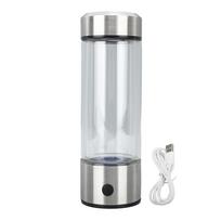Hydrogen Rich Water Bottle 420ml 1100 to 1680ppb High Borosilicate Glass Hydrogen Alkaline Water L