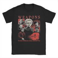 Men T-Shirt Weapons Horror Film Awesome Pure Cotton Tees Short Sleeve  T Shirt Crewneck Clothes Graphic Printed S