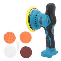 Cordless Buffer Polisher 8  Speeds 6 Inch Uniform Polishing Orbital Buffer Polisher Battery Powered for Waxing Buffing mėlyna
