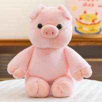 Douyin same running pig plush toy doll, cute doll, children's doll companion birthday gift 45cm