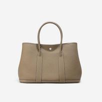 Togo first layer cowhide garden bag women's hand shoulder tote bag versatile simple bucket bag commuter leather big bag 30x15x20cm