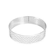 FAIS 6cm Mini pyrago žiedas Nerūdijančio plieno tartaletės forma Mažas apskritimo pjaustytuvas Pyrago žiedas Karščiui atsparios perforuotos torto ir muso formelės 2