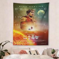 1 vnt. Projektas „Hail Mary“ filmo plakato gobelenas Ryan Gosling SciFi Sieninė dekoracija Kosmoso Astronautų Dekoras Miegamajam Bendrabučiui 74x94cm(29x37in)