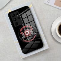 Case IH Traktoriaus Logotipas Telefono Dėklas Samsung S26 S25 Edge Ultra 23 22 21 20 Ultra Plus S24 Fe Stiklinis Dangtelis Galaxy S21