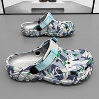 Men's Lightweight Slip-On Clog Shoes with Adjustable Strap and Ventilation Holes for Breathability and Comfort Casual Outdoor Footwear 48 šafranas