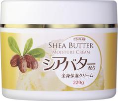 Shea Butter Moisturizing Cream 220g TO-PLAN All-Over balta