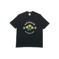 adidas originals ADV GRAPHIC TEE Printing Short Sleeve Black Men's GD5608 S