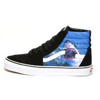 Vans Shark Week x SK8-HI 'Black Blue' Men's VN0A4BV6XKC EU 36