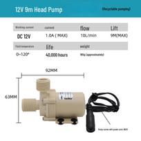 KZRH Brushless DC Solar Water Heater Booster Pump
