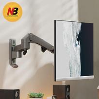 NB F150 Ergonomic Gas Spring Monitor Wall Mount