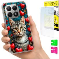 Etui Do Xiaomi 15T Obudowa Foto Case Plecki Grafika Kotek + Szkło 9H
