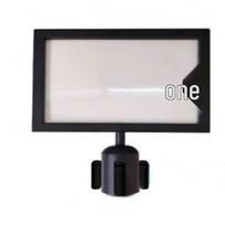 Black Stainless Steel A4 Horizontal Sign Holder