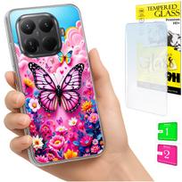 Etui Do Xiaomi 15T Pro Obudowa Foto Case Plecki Grafika Motyl + Szkło 9H