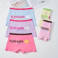 Girls' Plus Size Pure Cotton Safety Shorts - Junior High, Puberty-Friendly Four-Corner Briefs M (45-60 kg)
