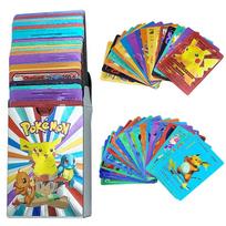 55 vnt. Pokemon kortelės VSTAR GX EX VMAX MEGA TAG TEAM Energijos Treneris Charizard Pikachu Retas Kolekcijos Kovos Kortelė I35 English - 27PCS auksas
