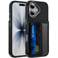 Fashon Cover for Iphone 17 Pro Max 16 Pro Iphone16 Iphone17 Ip17 Iphone17pro Portable 2 Card Holder Slot Phone Case iPhone 16 juoda