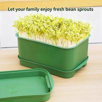 Seed Sprouting Tray Hydroponic System for  No-Soil Required Indoor Garden žalia