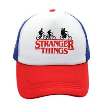 (2# Raudonas)(2# Raudonas) Stranger Things Dustino Kepurė Su Snapeliu Reguliuojama Tinklelio Vaikams Naujoviška Dovana Unisex Sportinė Kepurė Helovino Cosplay Golfui Lauke white