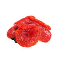 for Fish Tank Decoration Fake Soft Coral Reef Artificial Coral Aquarium Ornament Simulated Reef red-A